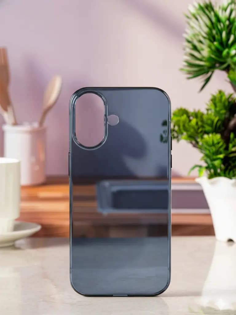 Crystal Classic Blue Transparent Case for Apple Iphone 17
