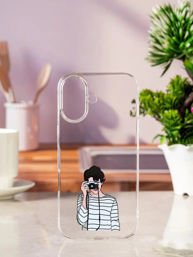 Lucky Heart Dice Transparent Printed Mobile Case for Apple Iphone 17
