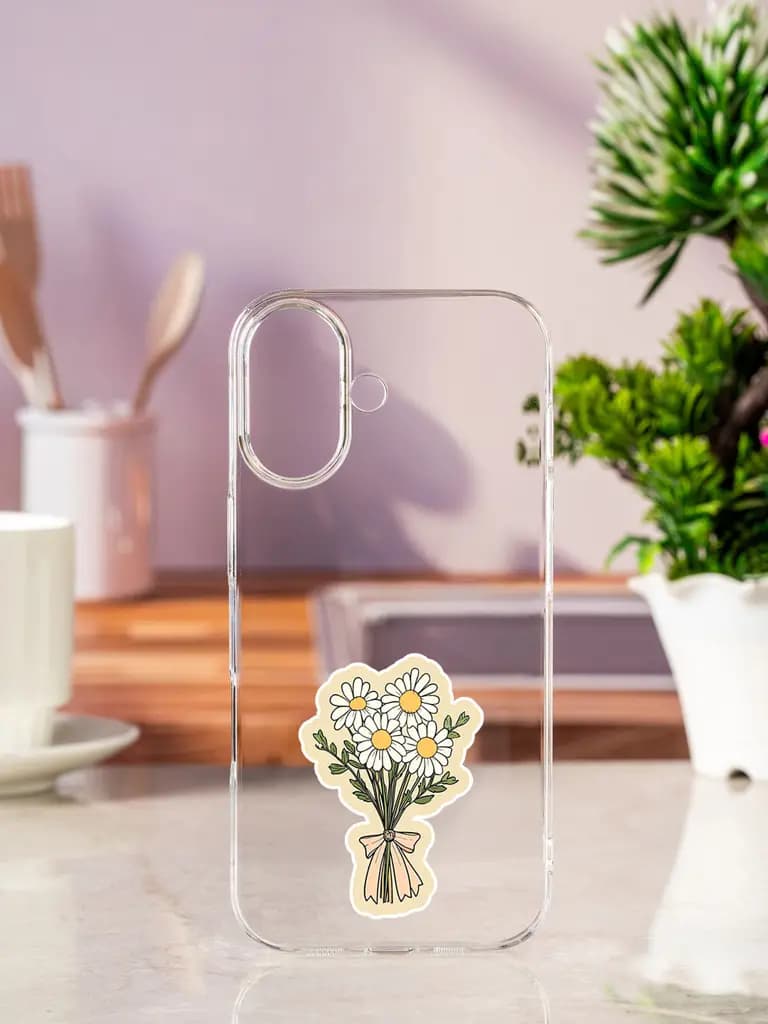 Cottagecore Transparent Printed Mobile Case for Apple Iphone 17