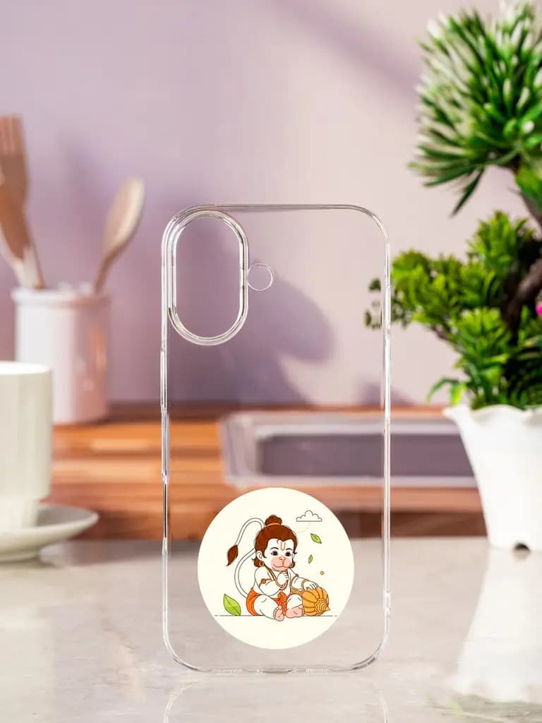 Lord Rama Transparent Printed Mobile Case for Apple Iphone 17