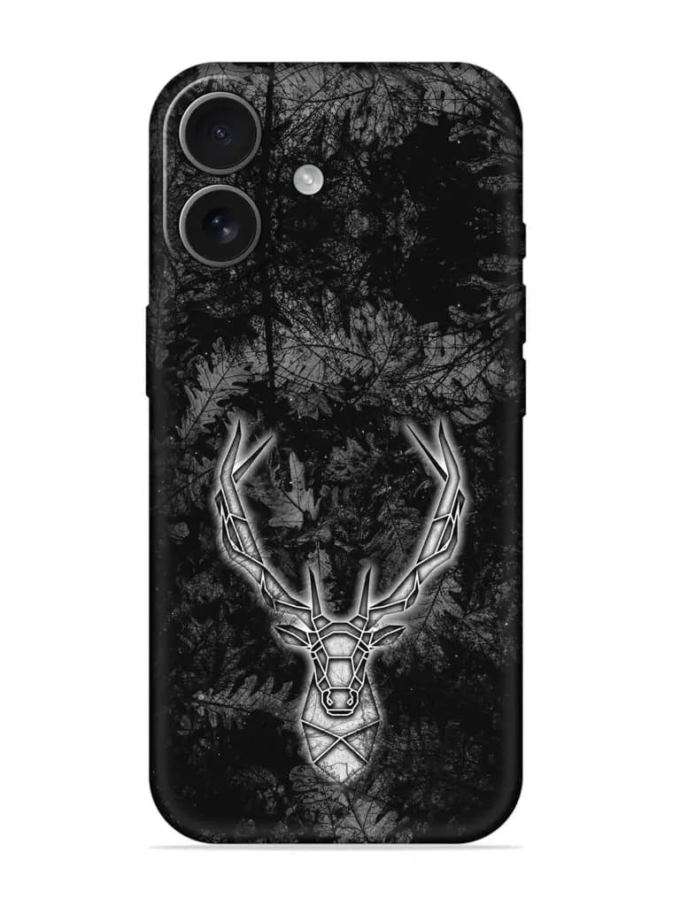 Ancient Deer Embossed Soft Silicone Case for Apple Iphone 17