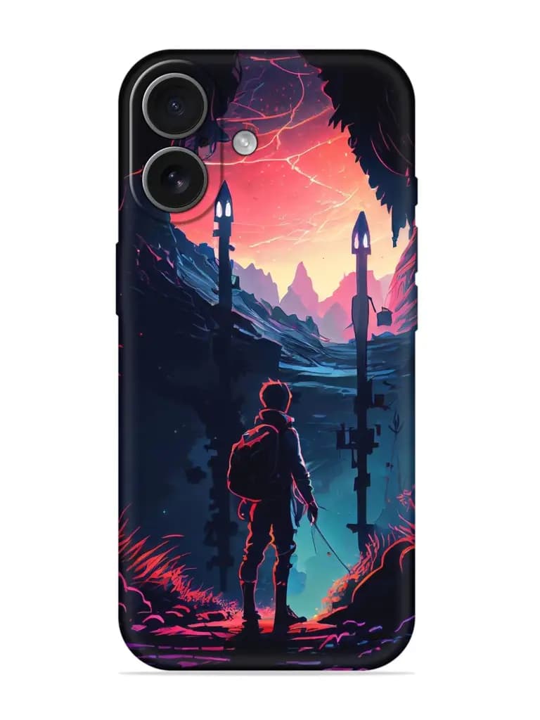Cgs Artwork Embossed Soft Silicone Case for Apple Iphone 17