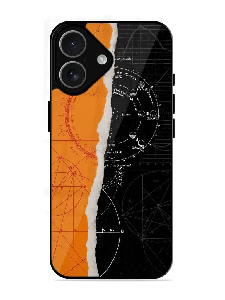 Planning Zoning Glossy Metal Phone Cover for Apple Iphone 17