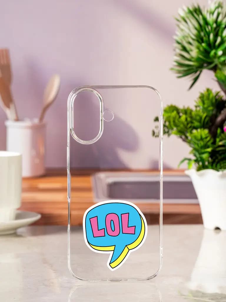 Comic Book Style Transparent Printed Mobile Case for Apple Iphone 17
