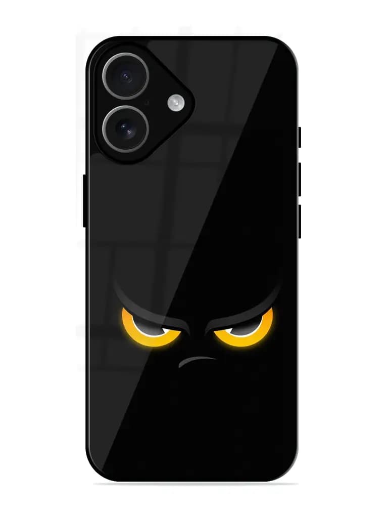 Cartoon Eye Glossy Metal Phone Cover for Apple Iphone 17