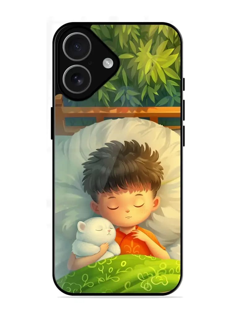 Cute Bot Sleeping SoftSnap Case for Apple Iphone 17