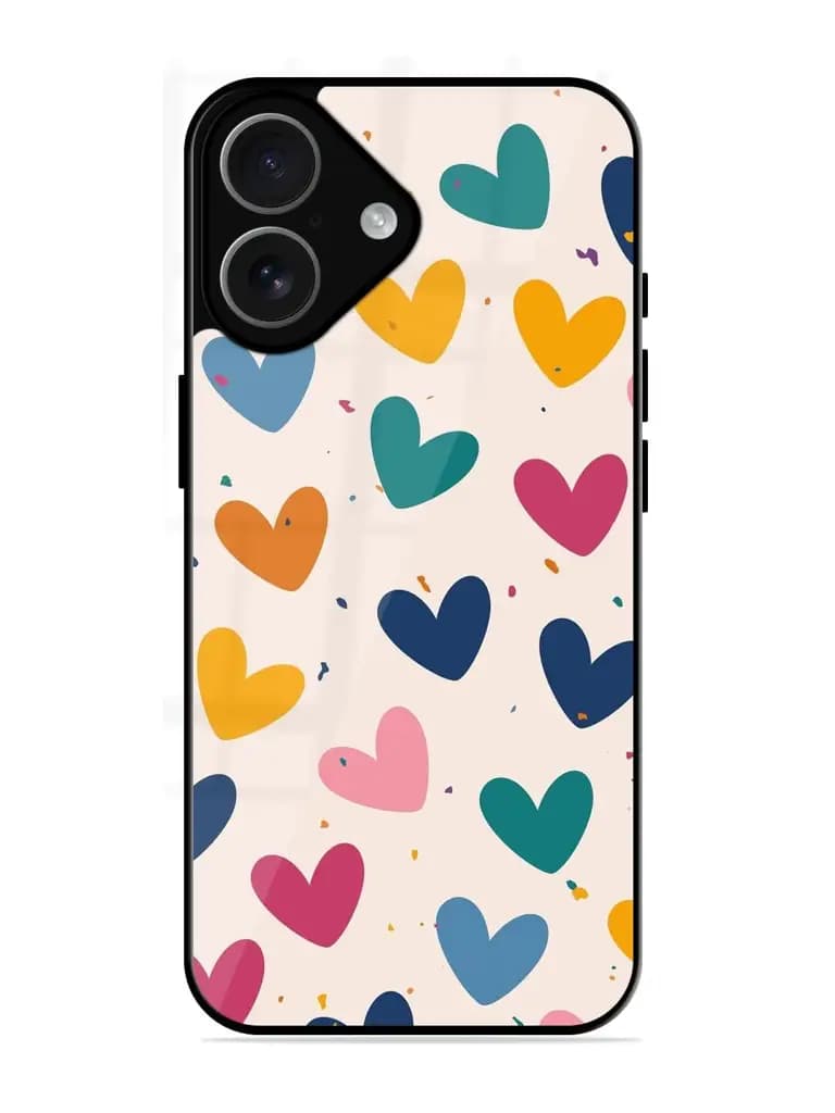Rainbow Hearts SoftSnap Case for Apple Iphone 17