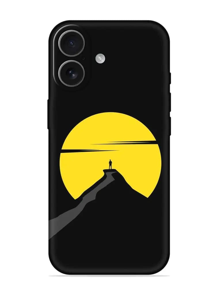 Black Ultra Vector Embossed Soft Silicone Case for Apple Iphone 17