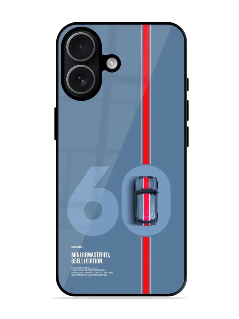 Mini Remastered, Oselli Edition Premium Glass Case for Apple Iphone 17