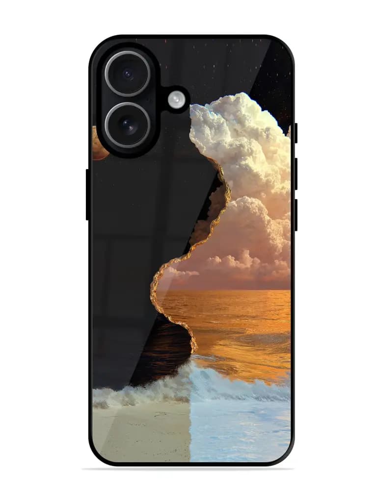 Day & Night Premium Glass Case for Apple Iphone 17