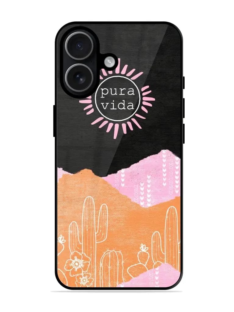 Pura Vida Under The Sun Premium Glass Case for Apple Iphone 17