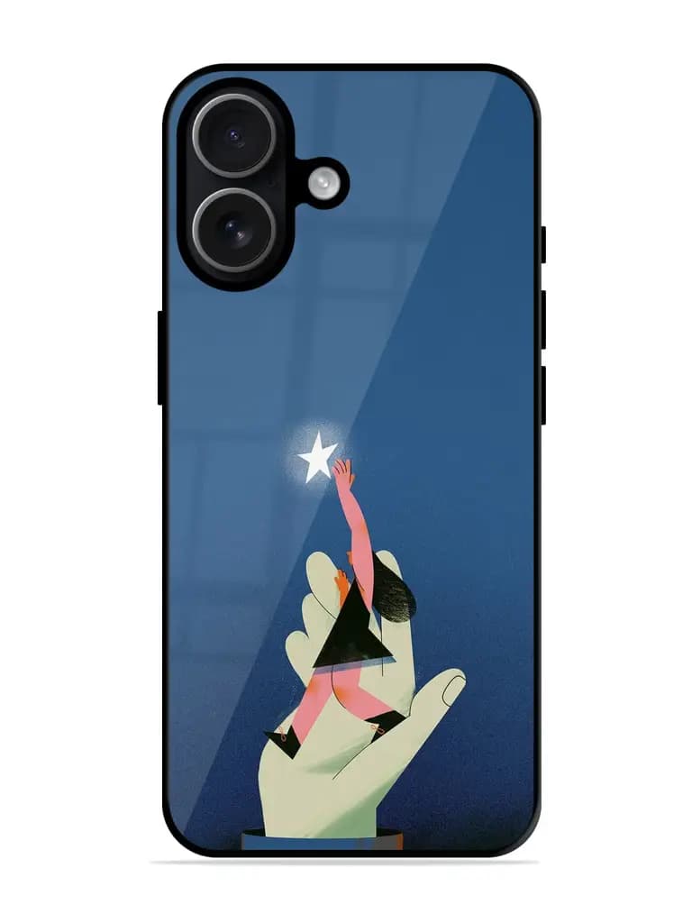 Reaching For The Stars Premium Glass Case for Apple Iphone 17