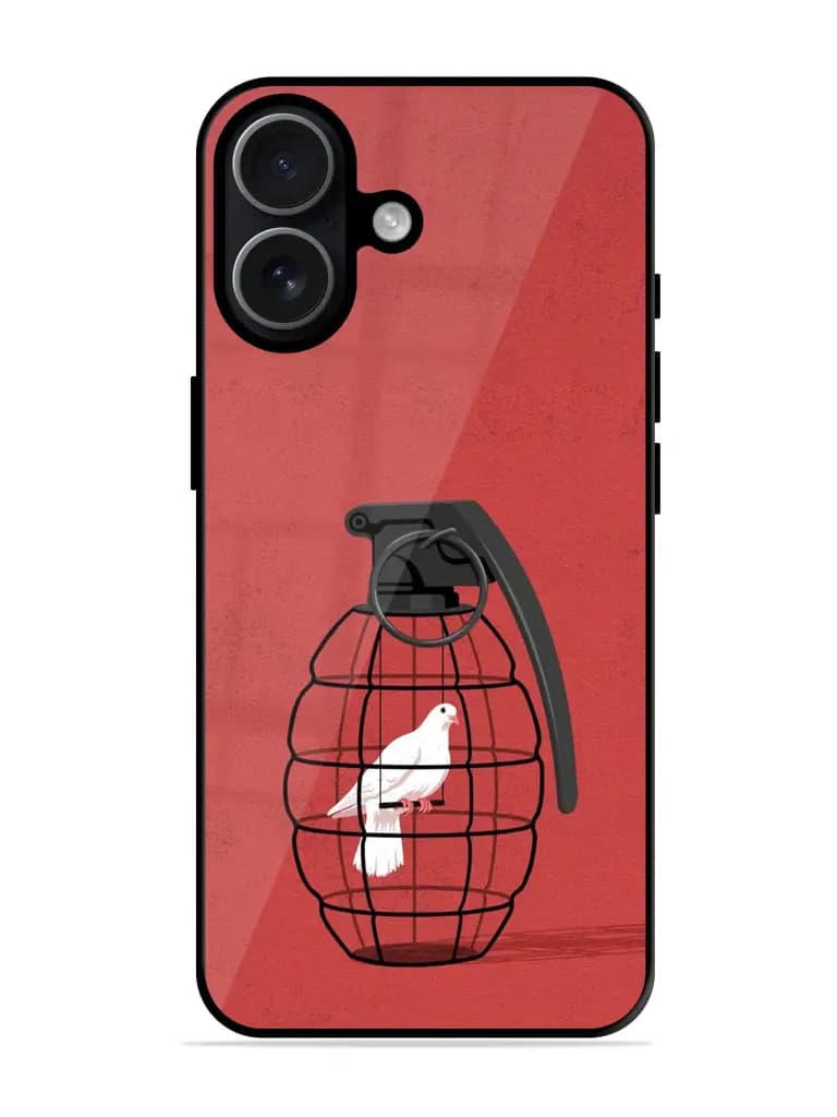 Peace Under Fire Premium Glass Case for Apple Iphone 17