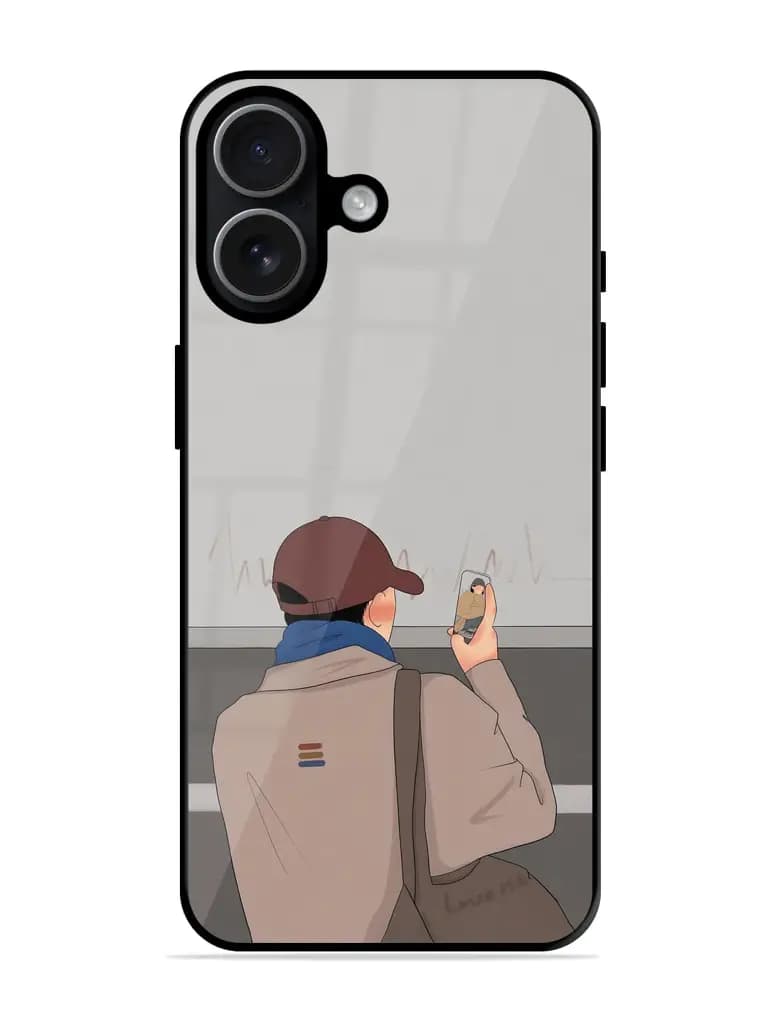 Boy Capturing The Moment Premium Glass Case for Apple Iphone 17