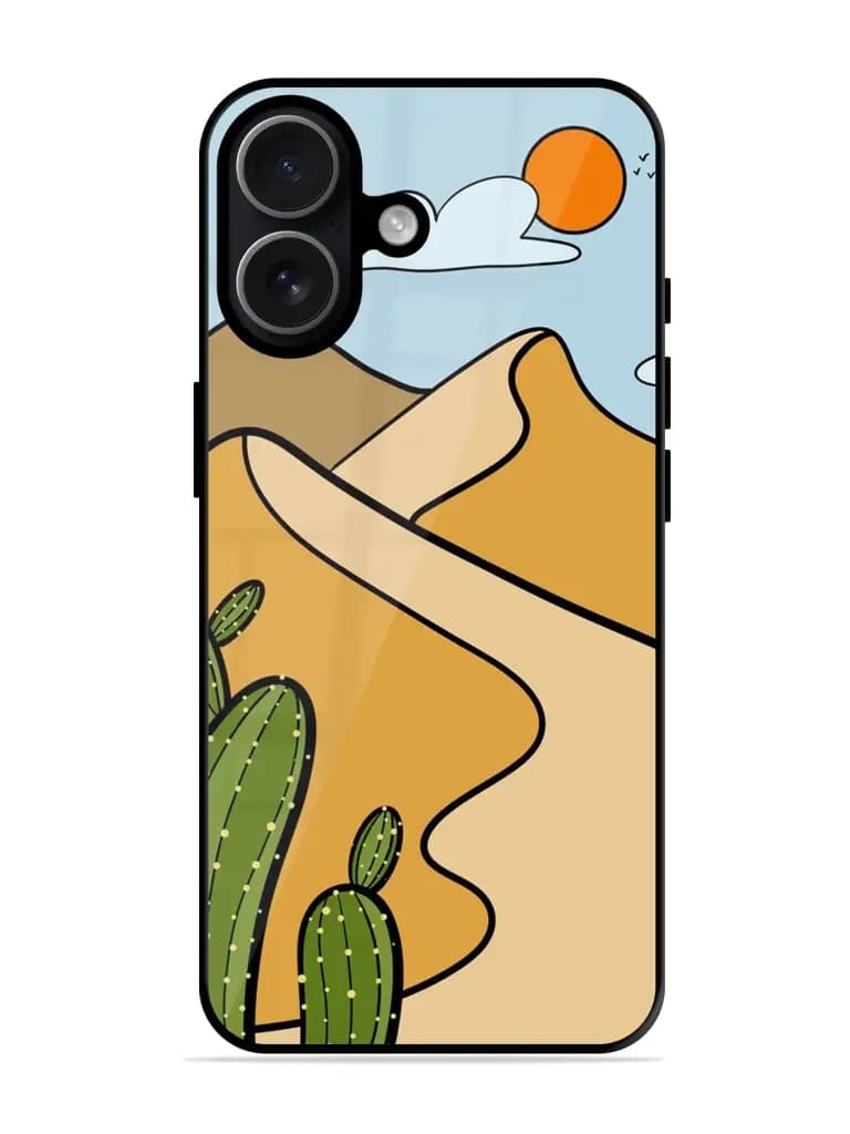 Characterized By Clean Lines Premium Glass Case for Apple Iphone 17