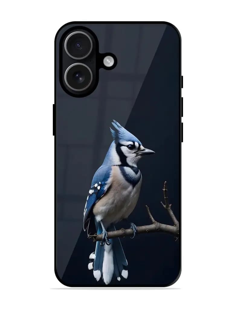 Blue Jay Premium Glass Case for Apple Iphone 17