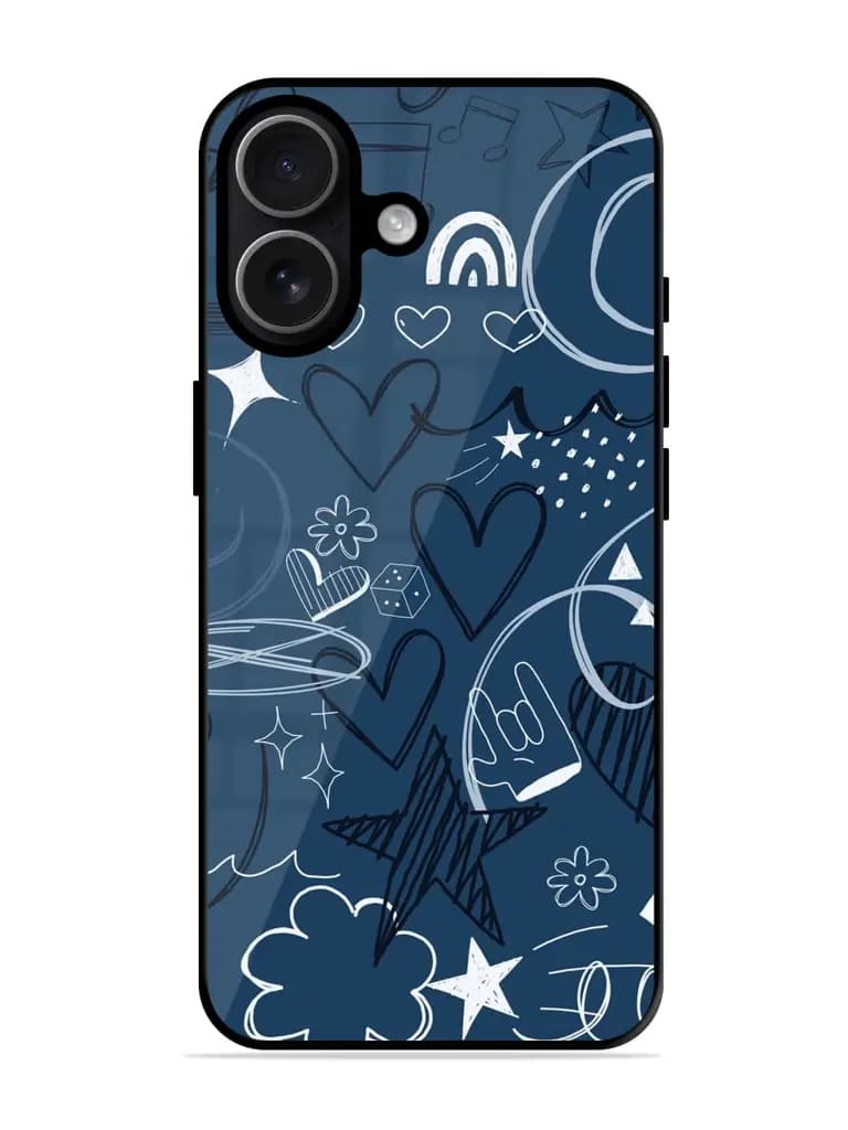 Captures A Sense Of Playful Creativity Premium Glass Case for Apple Iphone 17