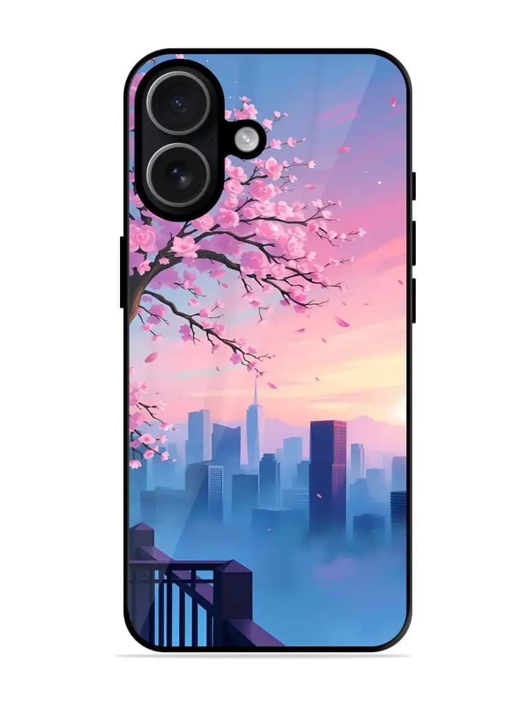 Cityscape Premium Glass Case for Apple Iphone 17