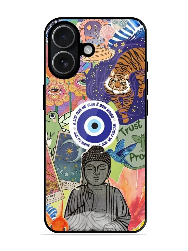 Namo Buddha Premium Glass Case for Apple Iphone 17