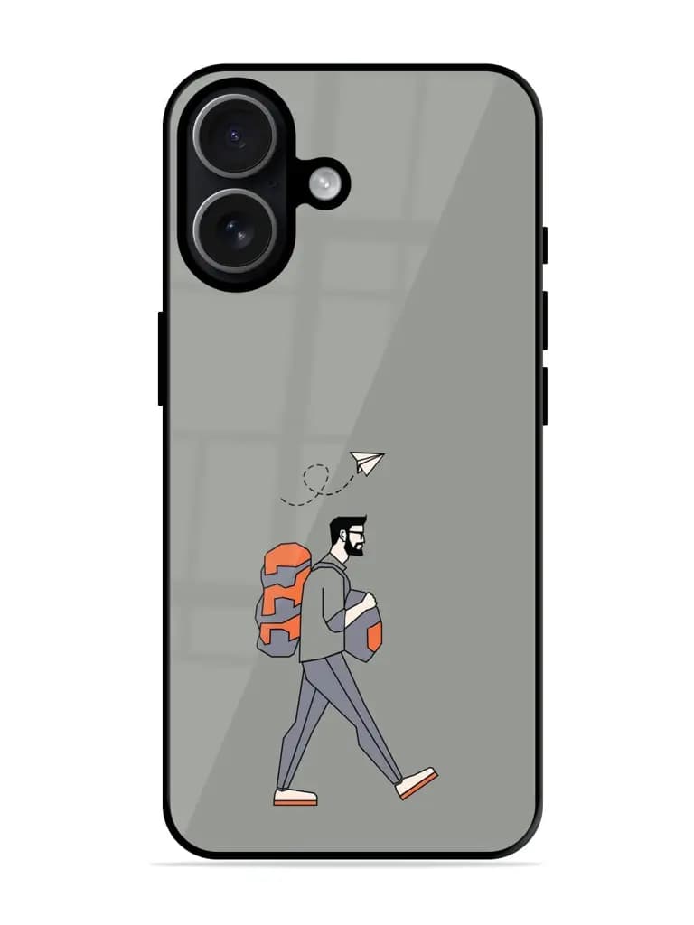 Journey And Exploration Premium Glass Case for Apple Iphone 17