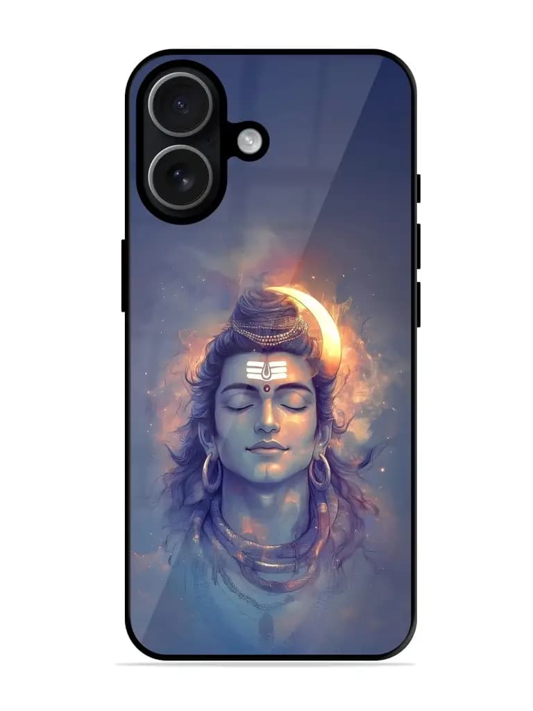 Lord Shiva Premium Glass Case for Apple Iphone 17