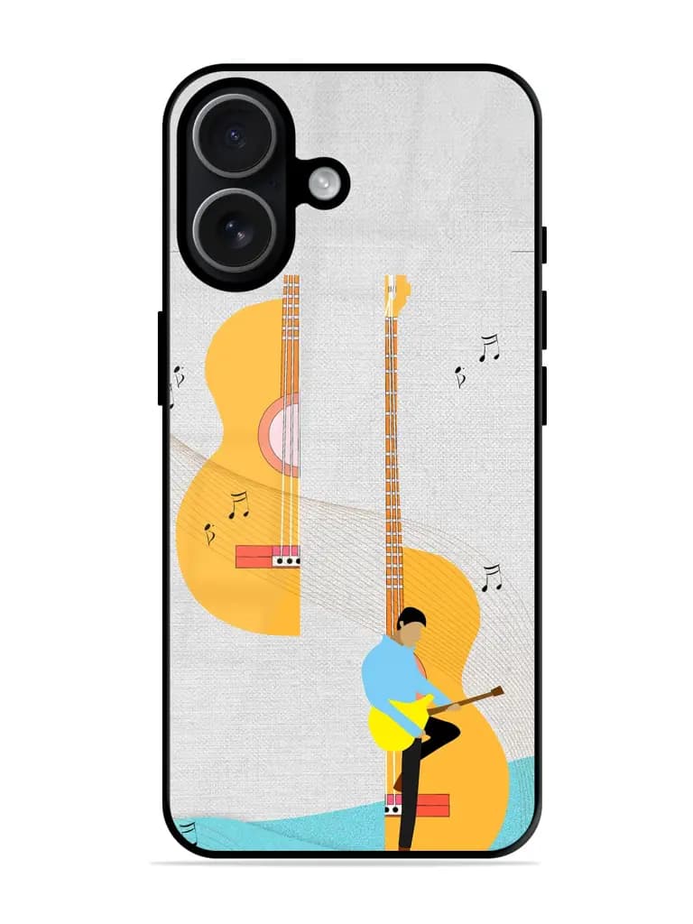 Musical Canvas Premium Glass Case for Apple Iphone 17