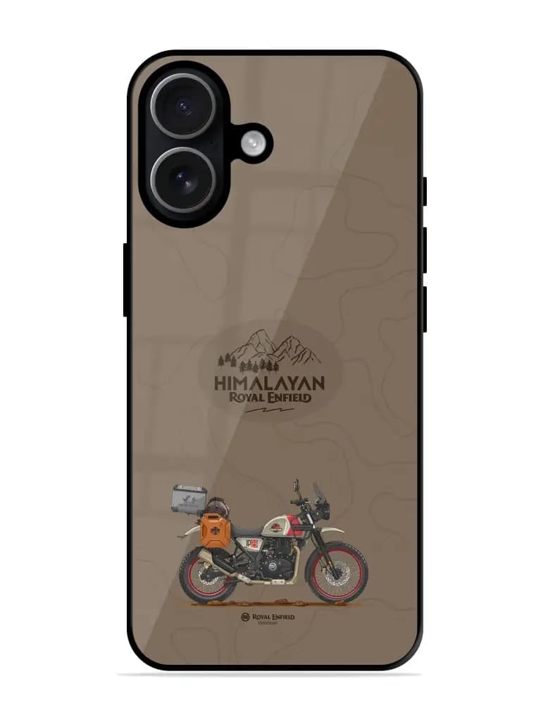 Royal Enfield Himalayan Premium Glass Case for Apple Iphone 17