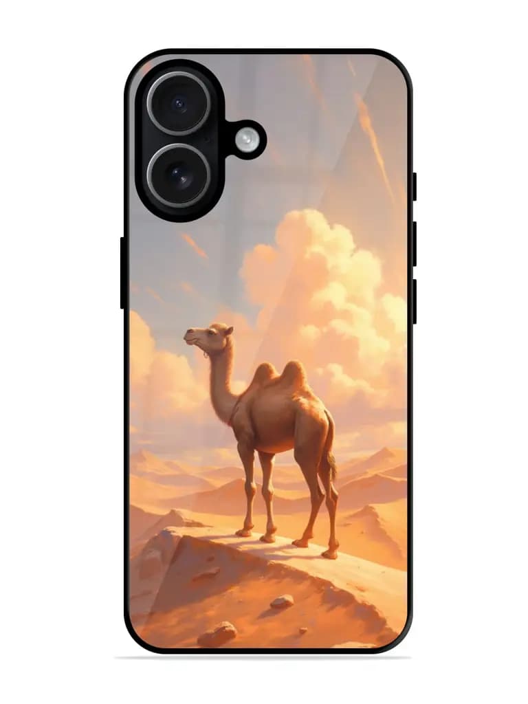 Camel Premium Glass Case for Apple Iphone 17