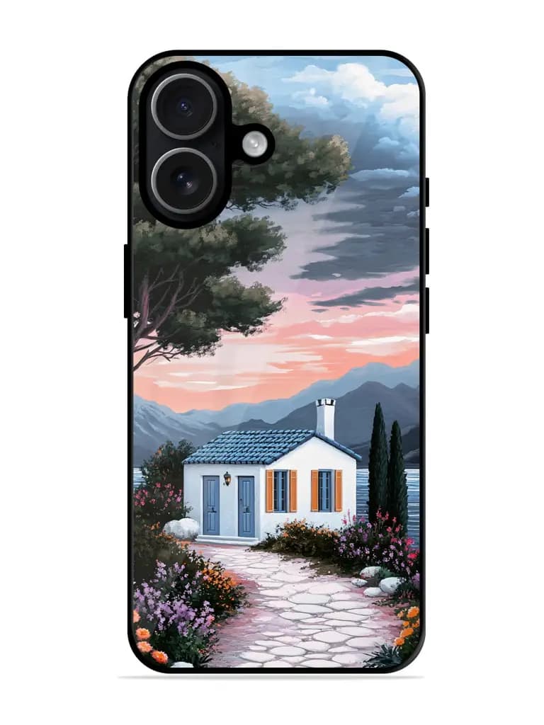 Dreamy Escape Premium Glass Case for Apple Iphone 17