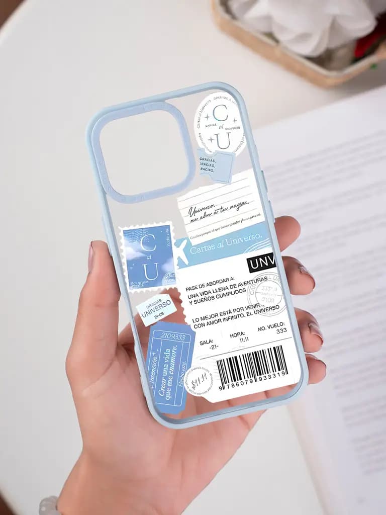 Cartas Al Universo Transparent Printed Mobile Case for For Apple Iphone 17