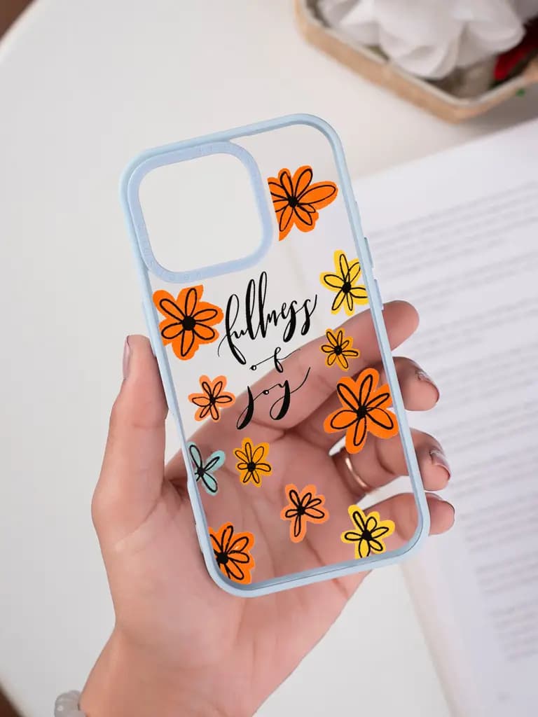 Golden Fullness Transparent Printed Mobile Case for For Apple Iphone 17