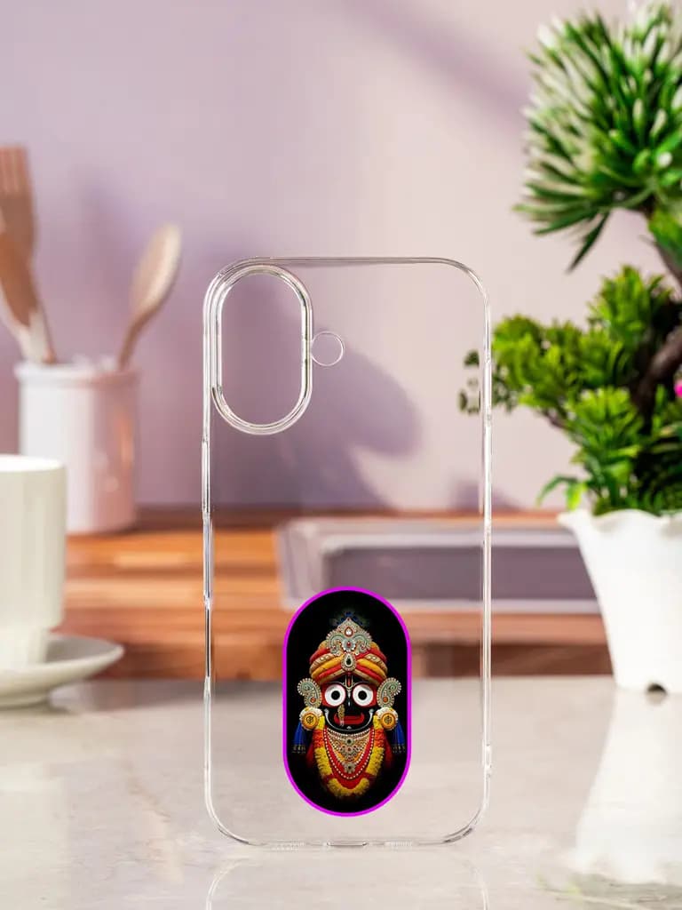 Lord Jagannath Transparent Printed Mobile Case for Apple Iphone 17