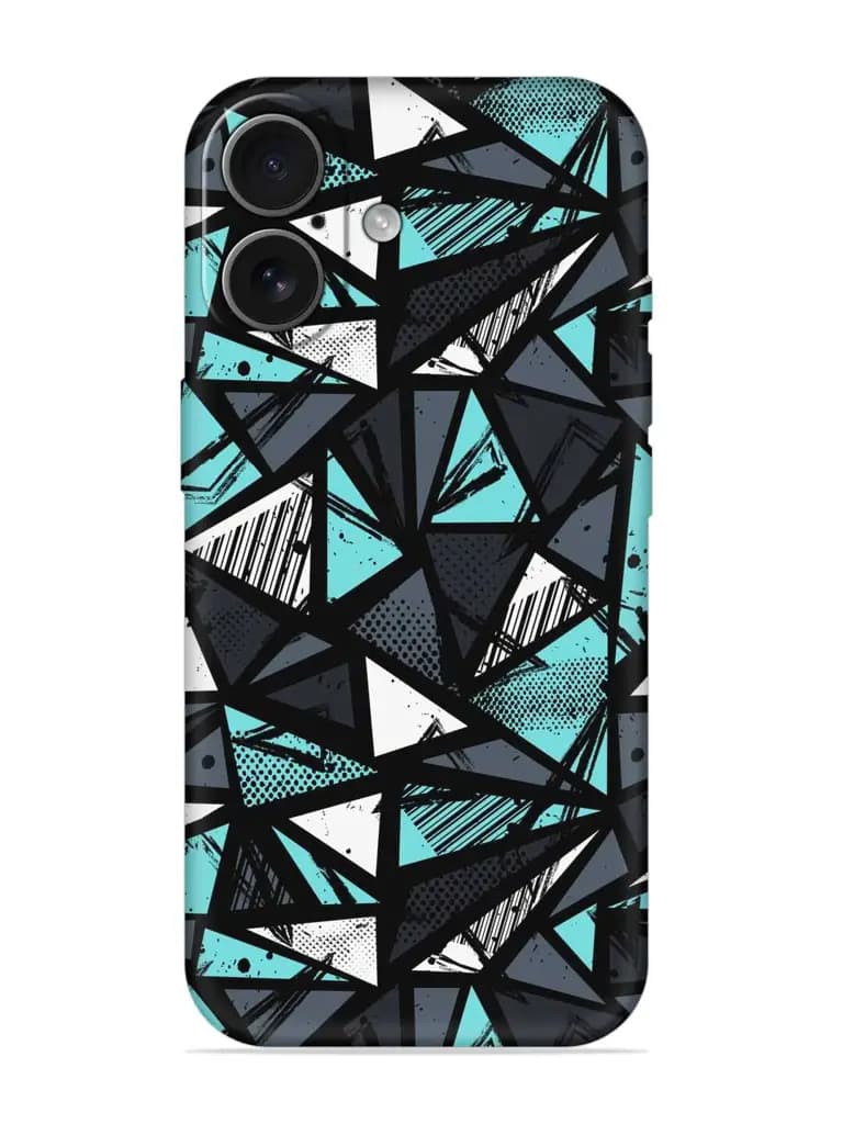 Abstract Seamless Embossed Soft Silicone Case for Apple Iphone 17